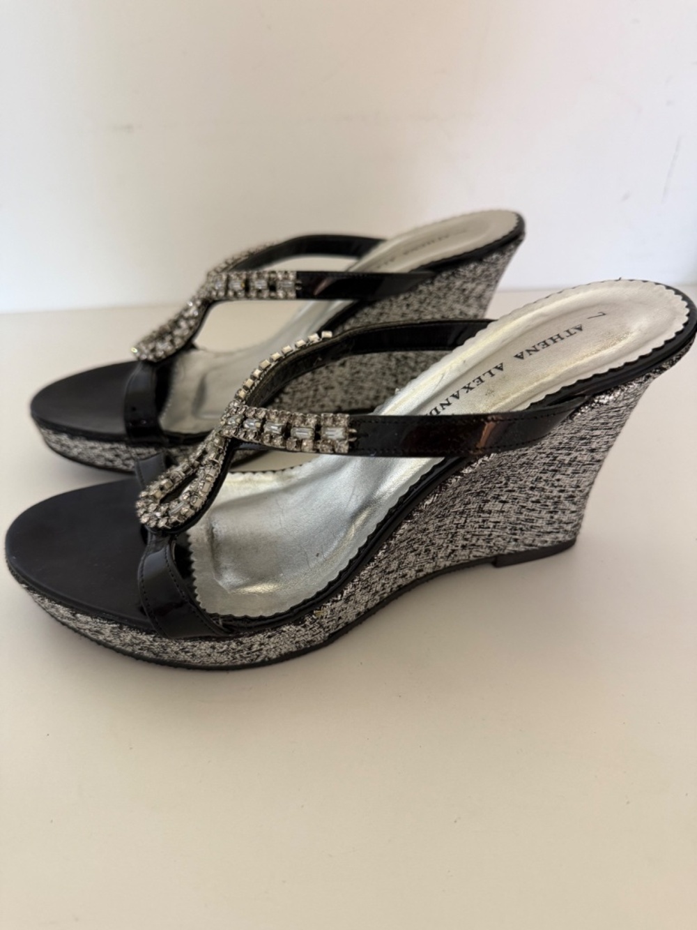Athena Alexander Wedge Heel Sandals 7